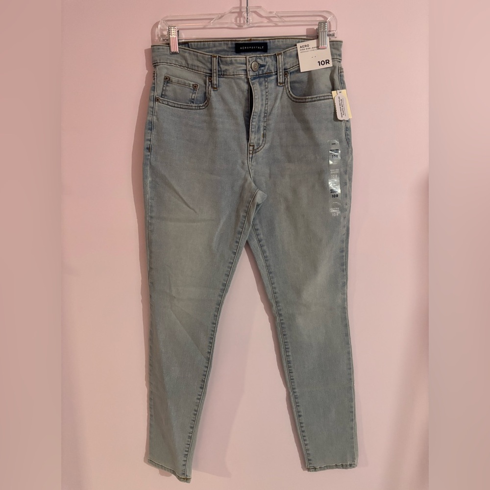 ❤️NWT Aeropostale High Rise Seriously Stretchy Jegging Jeans Size 10R